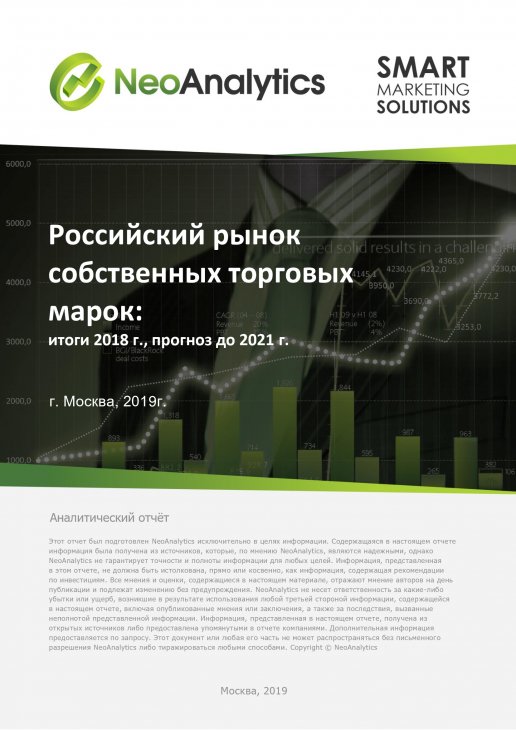 Анализ российского рынка собственных торговых марок: итоги 2018 г., прогноз до 2021 г.